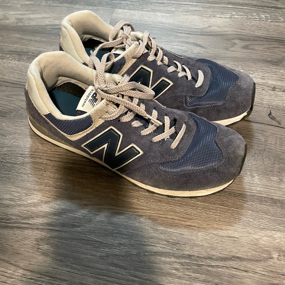 Navy blue Nee Balance 574 size 10.5